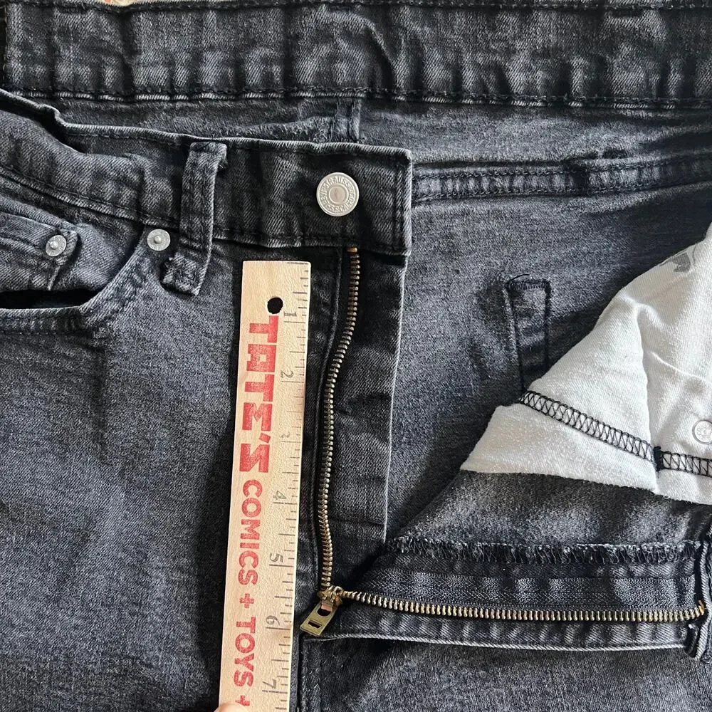 Levi’s 511 Slim Fit Jeans Black Denim Stretch Men’s 31x30 - Picture 9 of 12